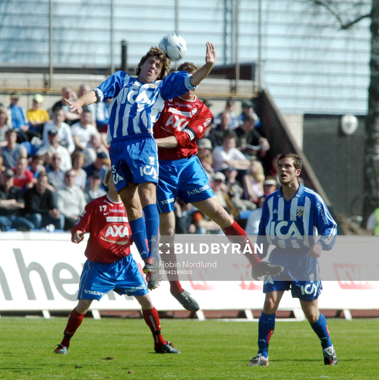  Martin Crossa, Göteborg i nickduell.