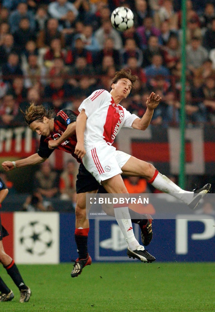 Ambrosini, Milan och Zlatan Ibrahimovic, Ajax
