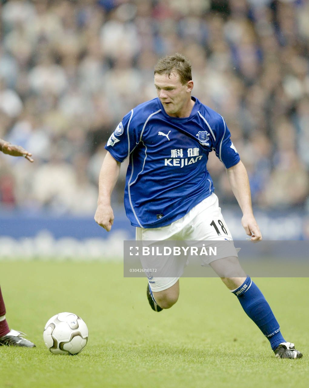 Fotboll, Premier Leuge, Wayne Rooney. Everton