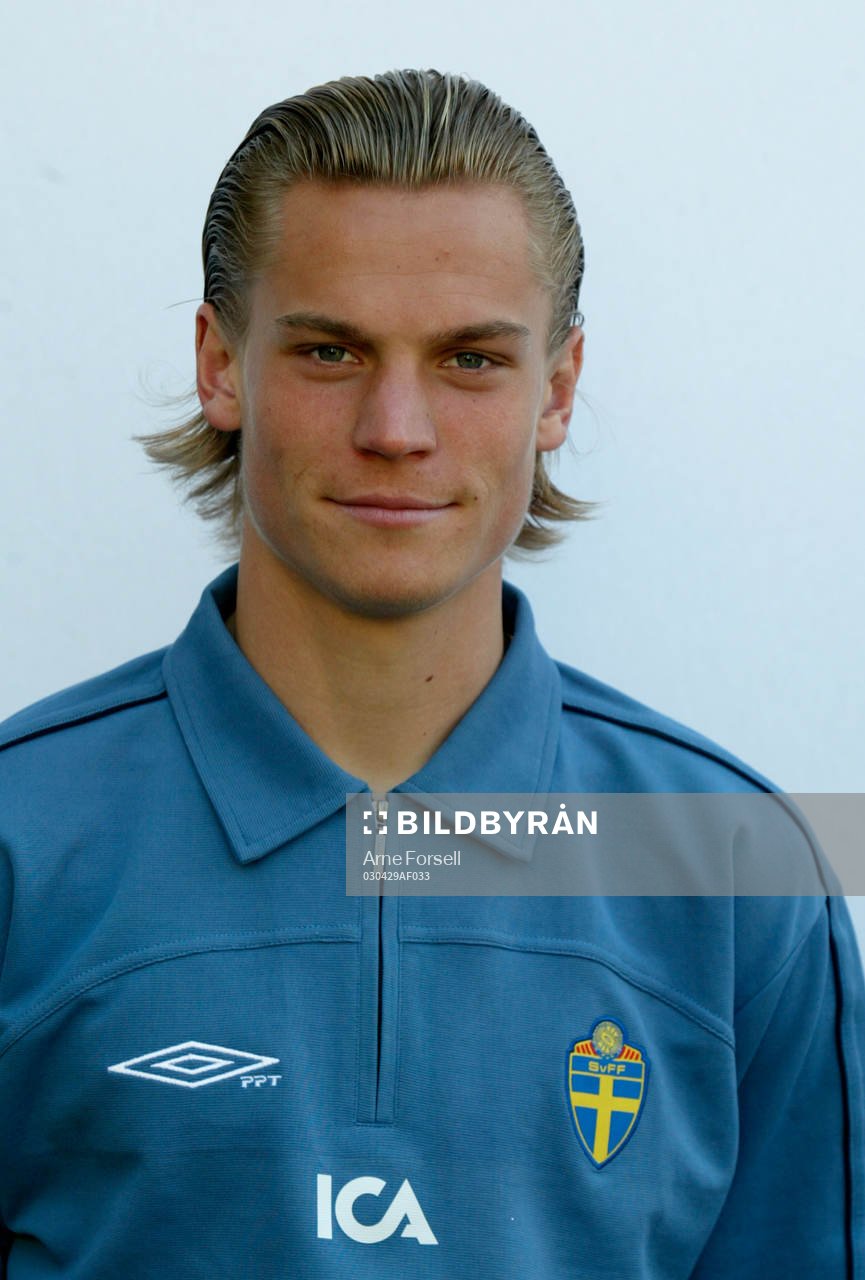 Fotboll, Sverige,  U21. Porträtt. Markus Rosenberg