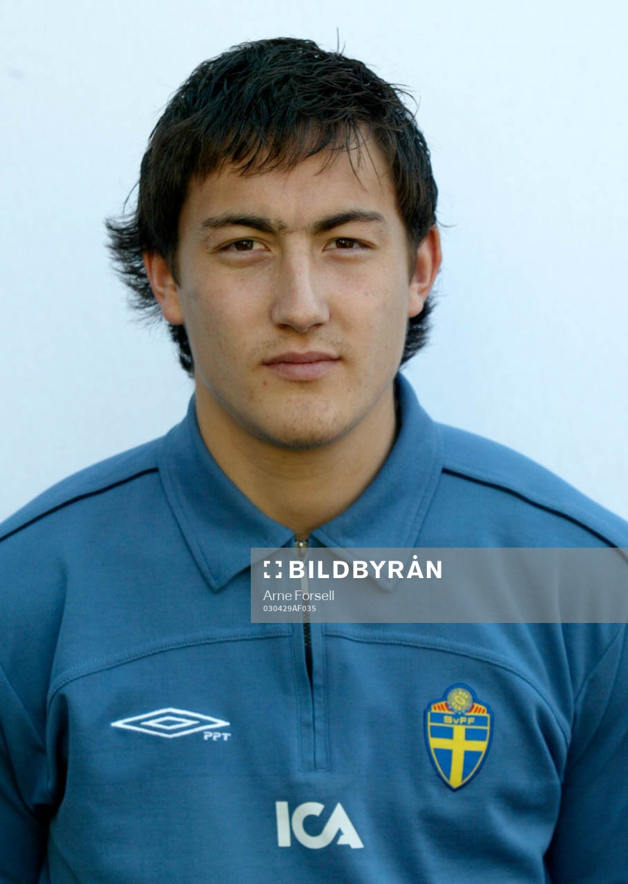 Fotboll, Sverige,  U21. Porträtt. Stefan Ishizaki