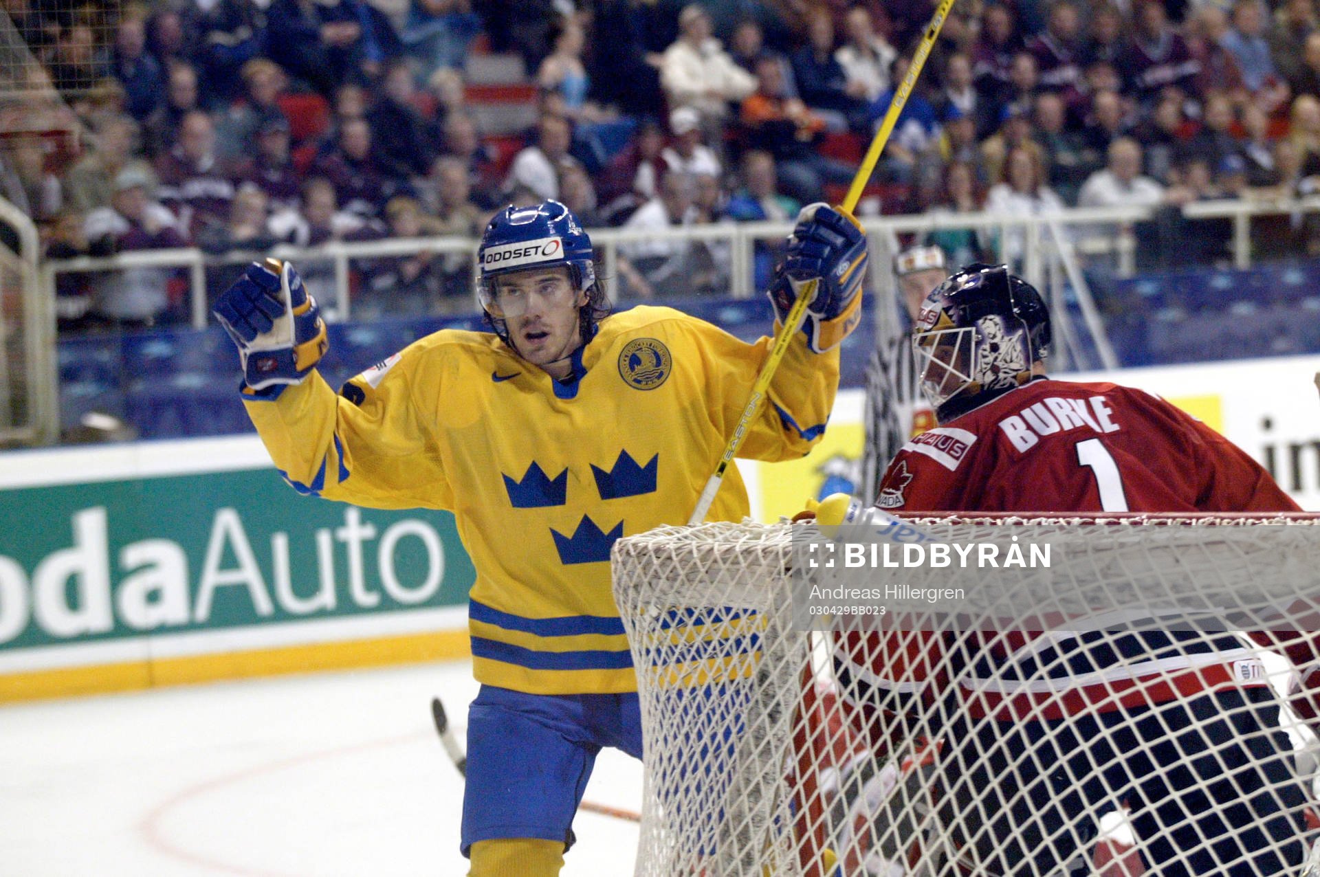 Jublet som kom av sig... Henrik Zetterberg, Sverige jublar