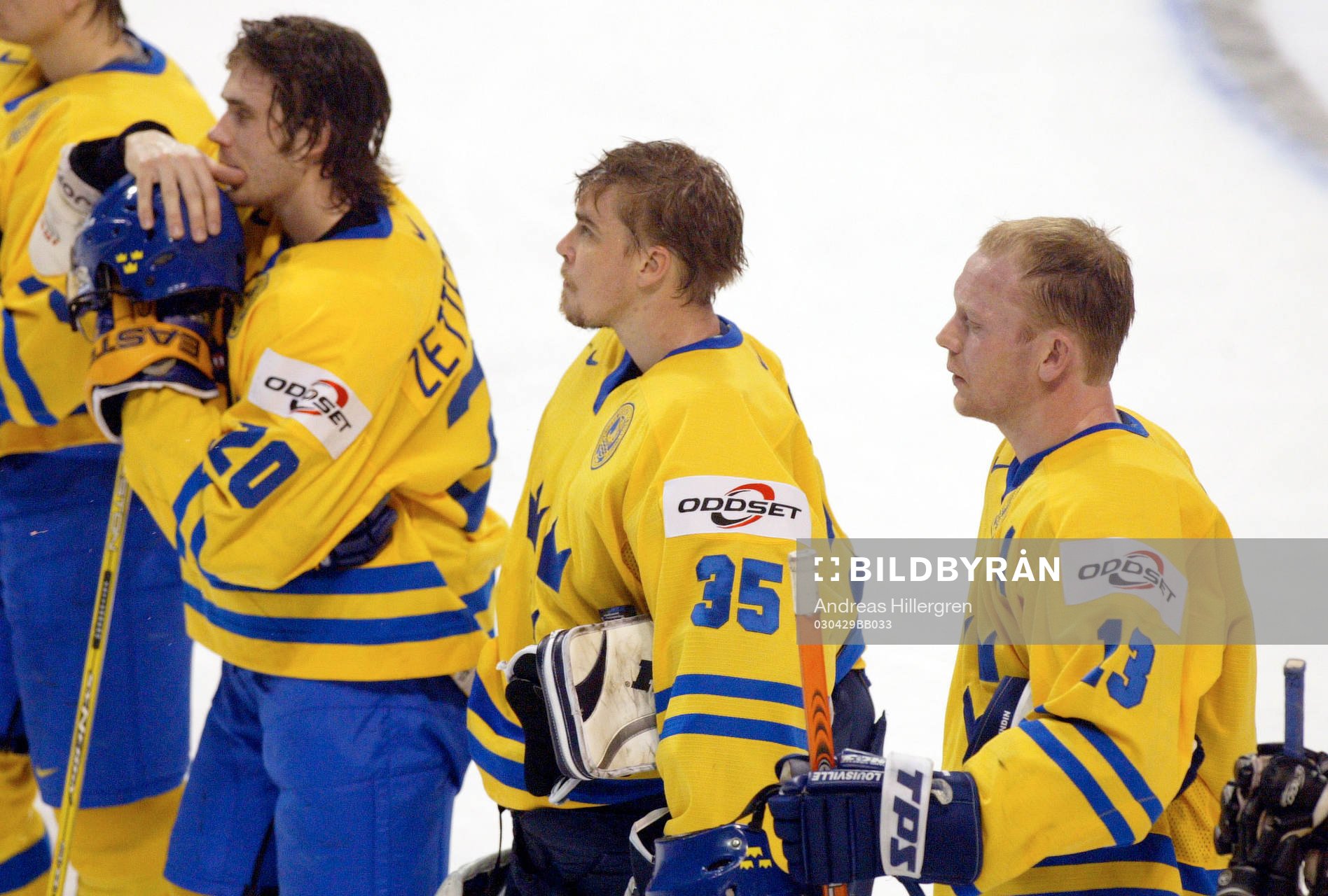 Tommy Salo, Henrik Zetterberg och Mats Sundin, Sverige