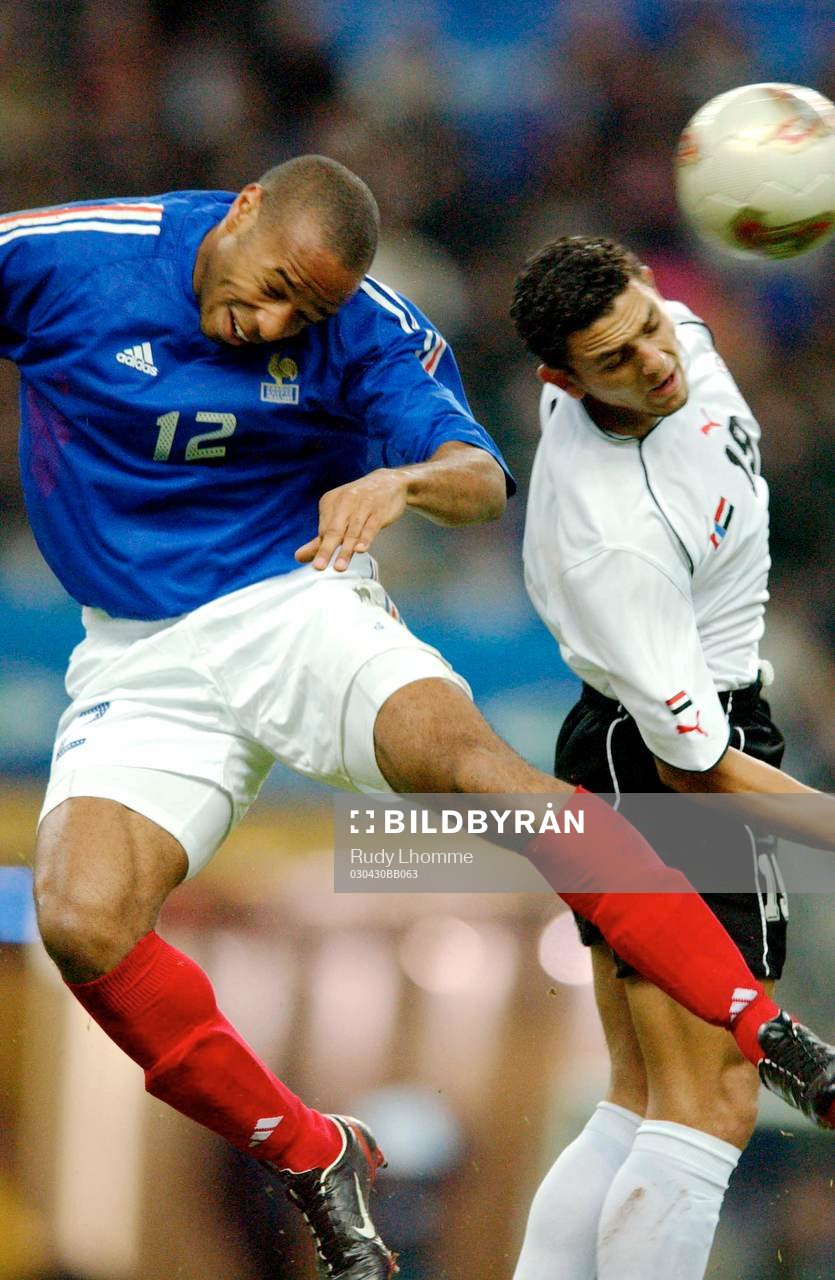 Thierry Henry, Frankrike och Hosam Ghaly, Egypten i