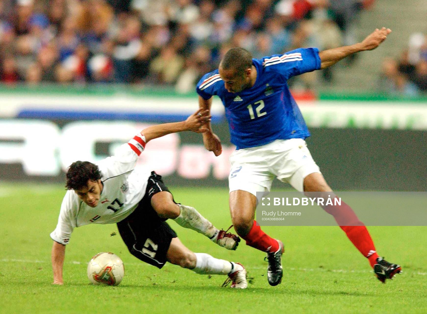 Hassan Ahmed, Egypten och Thierry Henry, Frankrike i duell