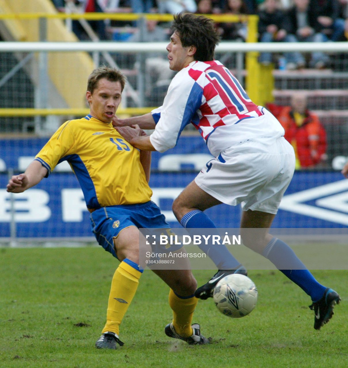 Fredric Lundqvist, Sverige och Jerko Leko, Kroatien