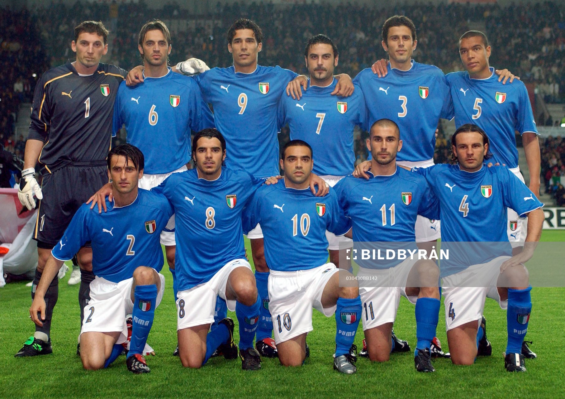 Fotboll, Italien, lagbild
