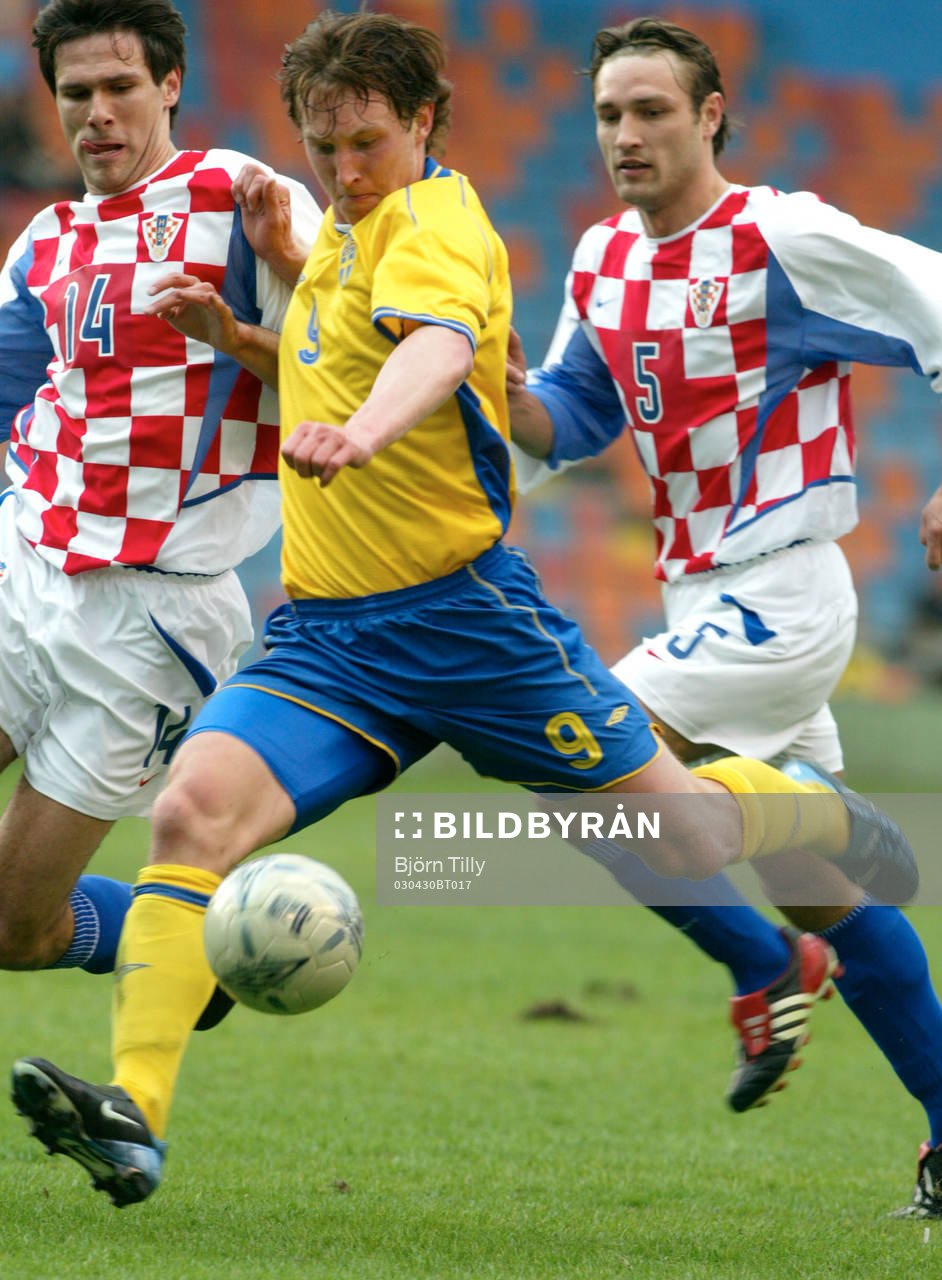 Kim Källström, Sverige, Jerko Leko och Robert Kovac,