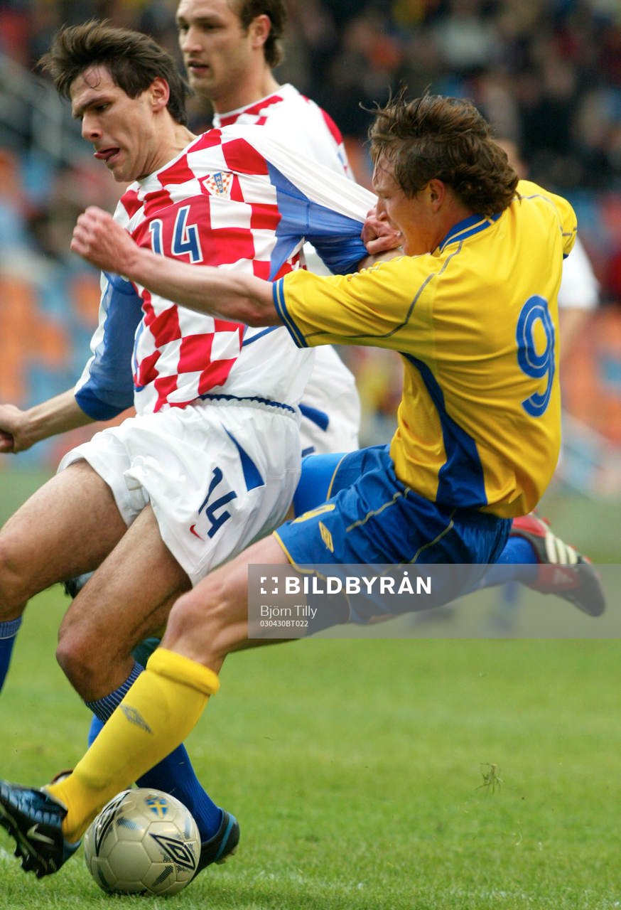 Kim Källström, Sverige, Jerko Leko och Robert Kovac,