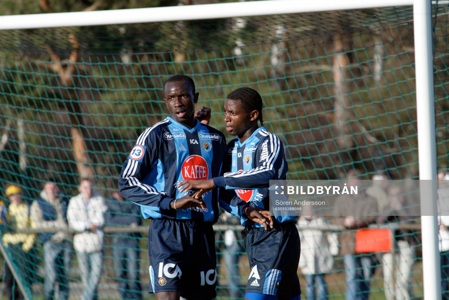 Aziz Corr Nyang och Rene Makondele, Djurgården