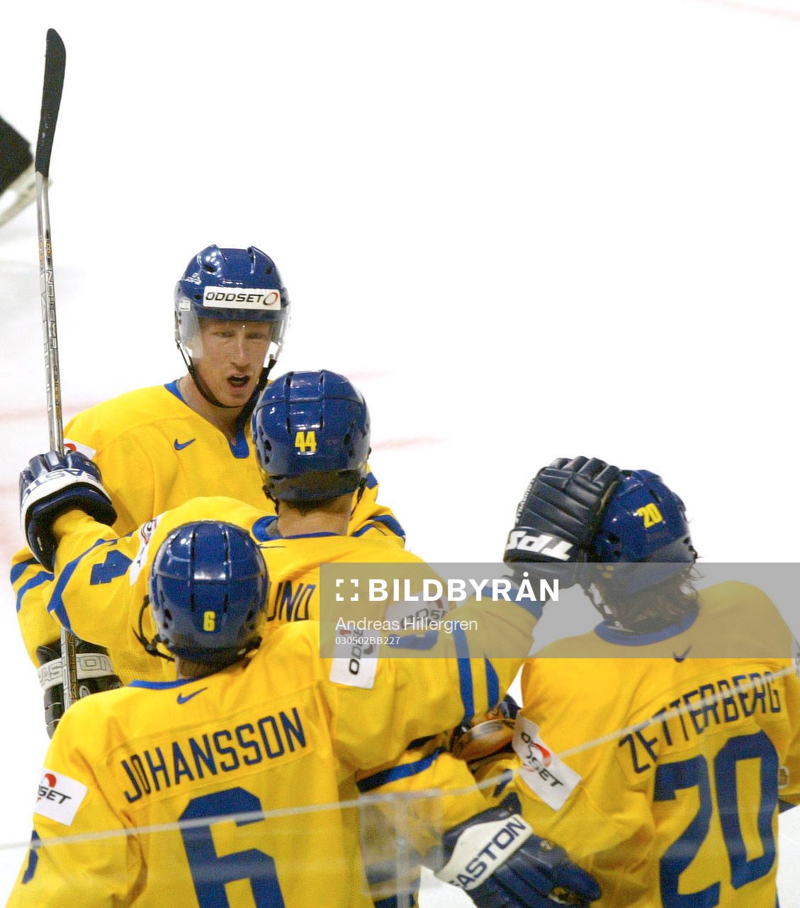 Jörgen Jönsson, Henrik Zetterberg och Jonas Höglund,