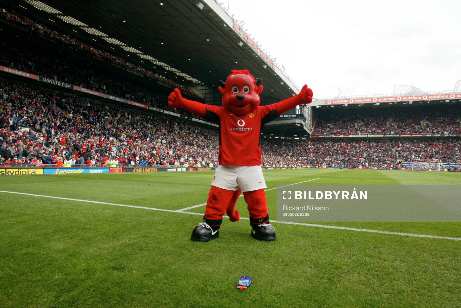 Old Trafford, stadion, maskot