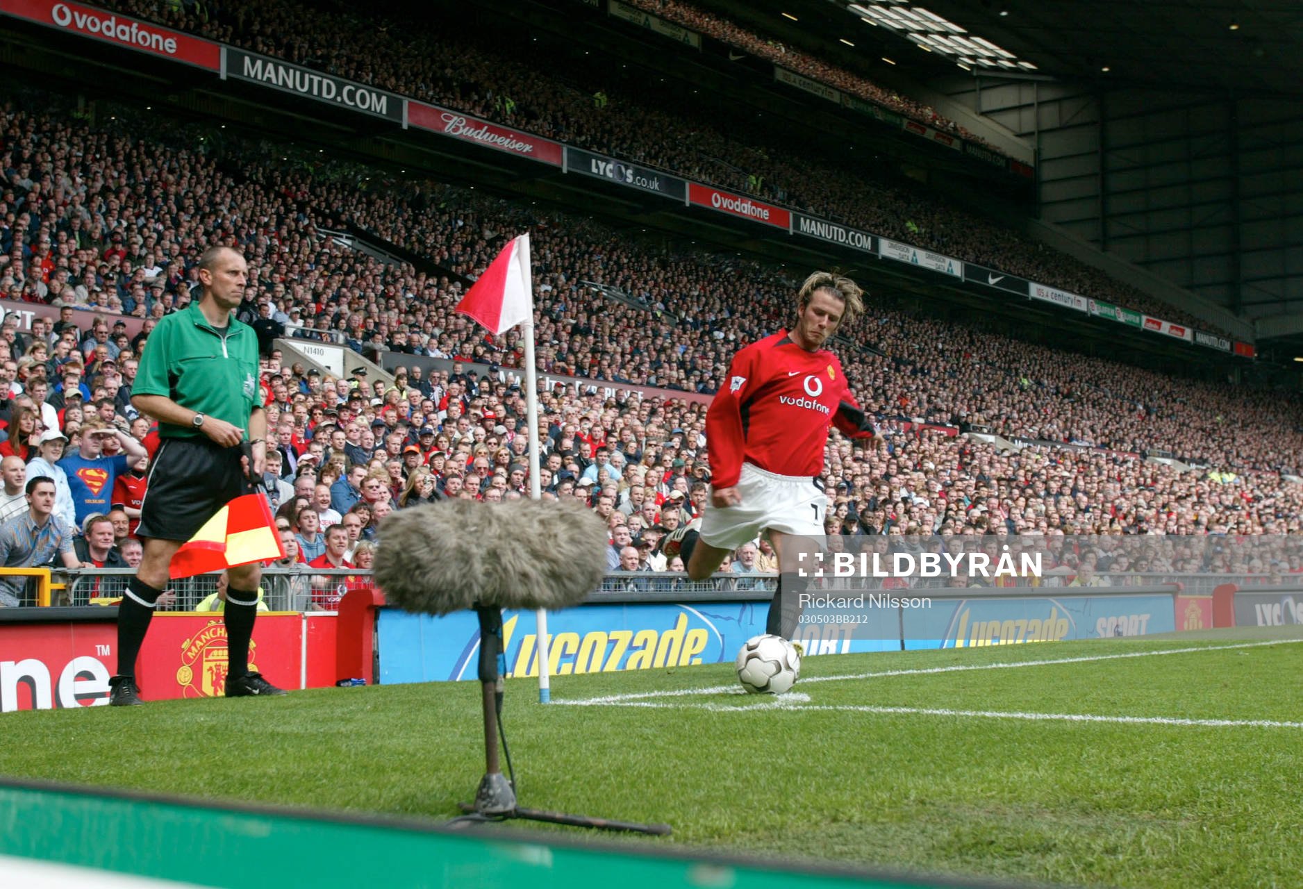  David Beckham, hörna.