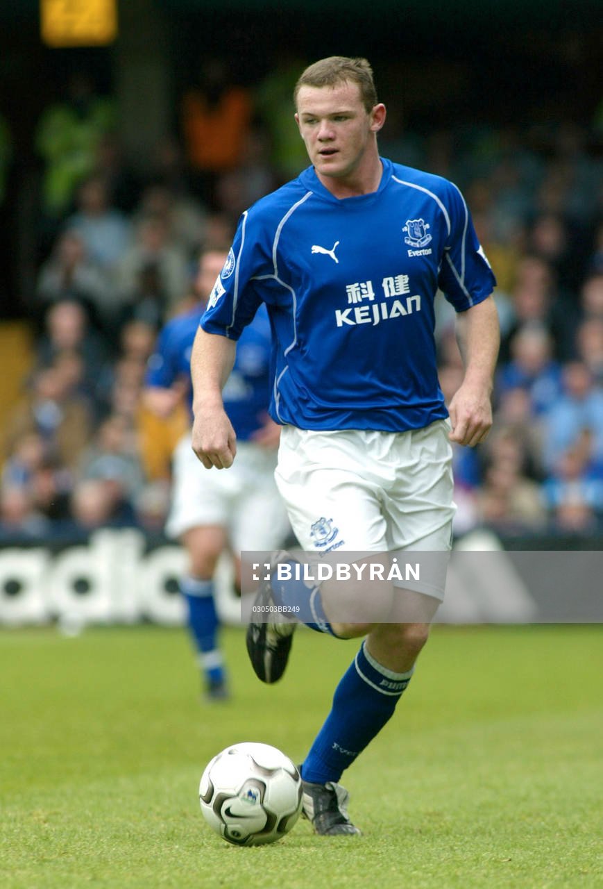 Fotboll, Premier Leuge, Wayne Rooney. Everton