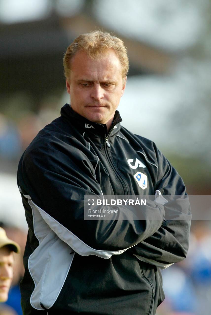 Jonas Thern, tränare, Halmstad var mycket missnöjd med