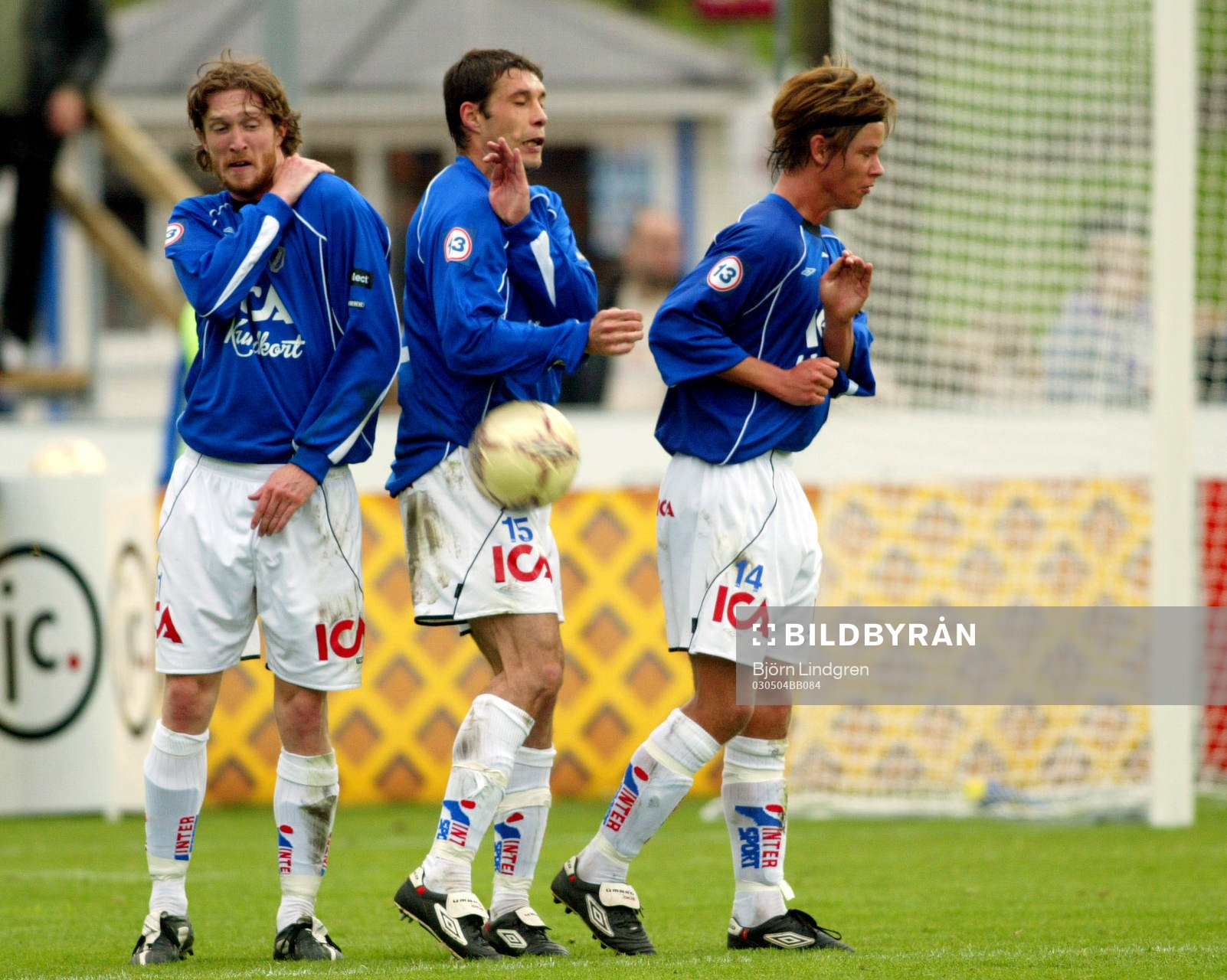Mikael Nilsson, Igor Sypniewski och Dusan Djuric, Halmstad