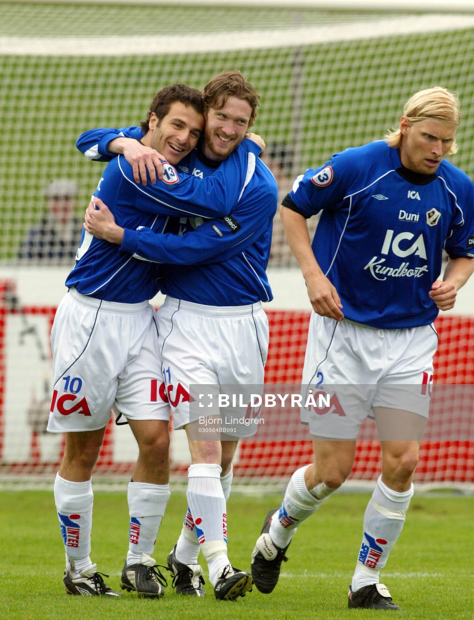 Fotboll, Allsvenskan, Sharbel Touma, Mikael Nilsson och Per