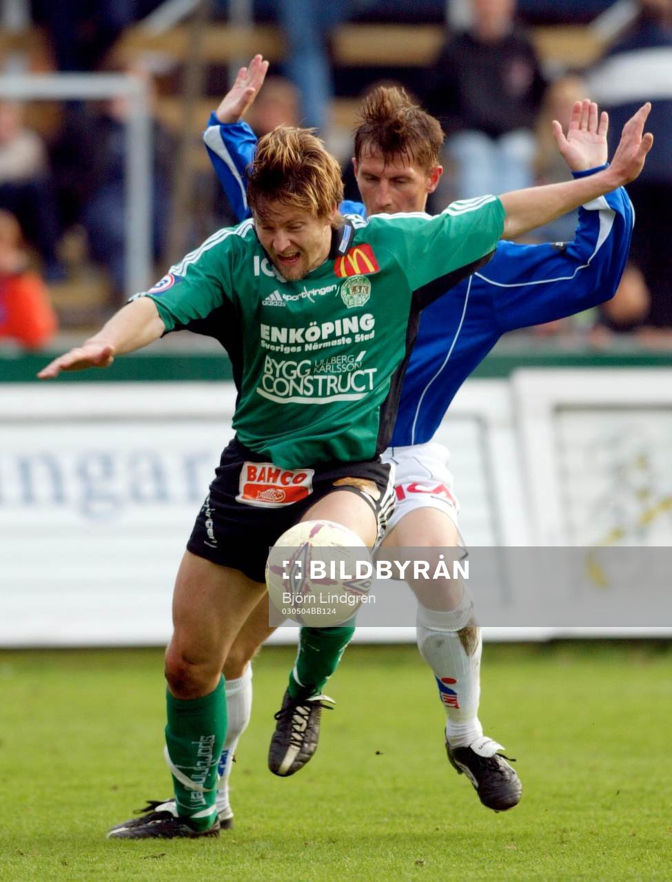 Johan Wallinder, Enköping och Tomas Zwirgzdauskas, Halmstad