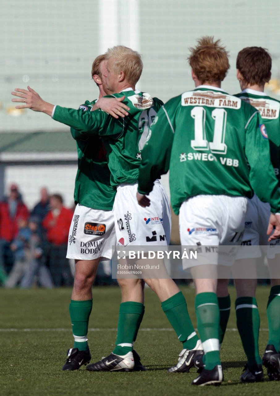 Patrik Släryd, Boden räddade en poäng åt laget genom