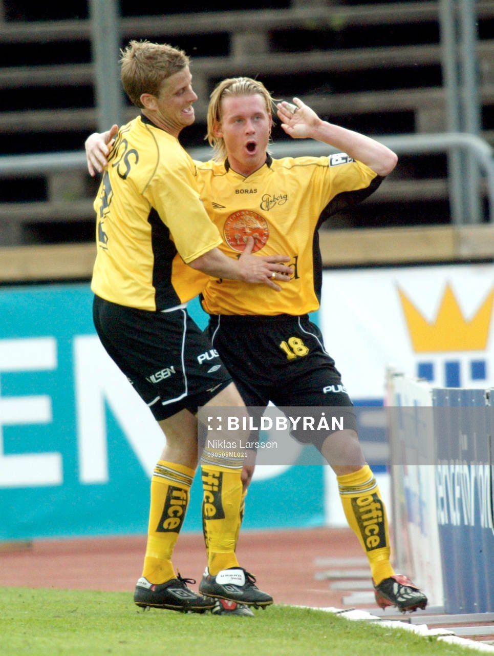 Fredrik Berglund, Elfsborg (Jubel)