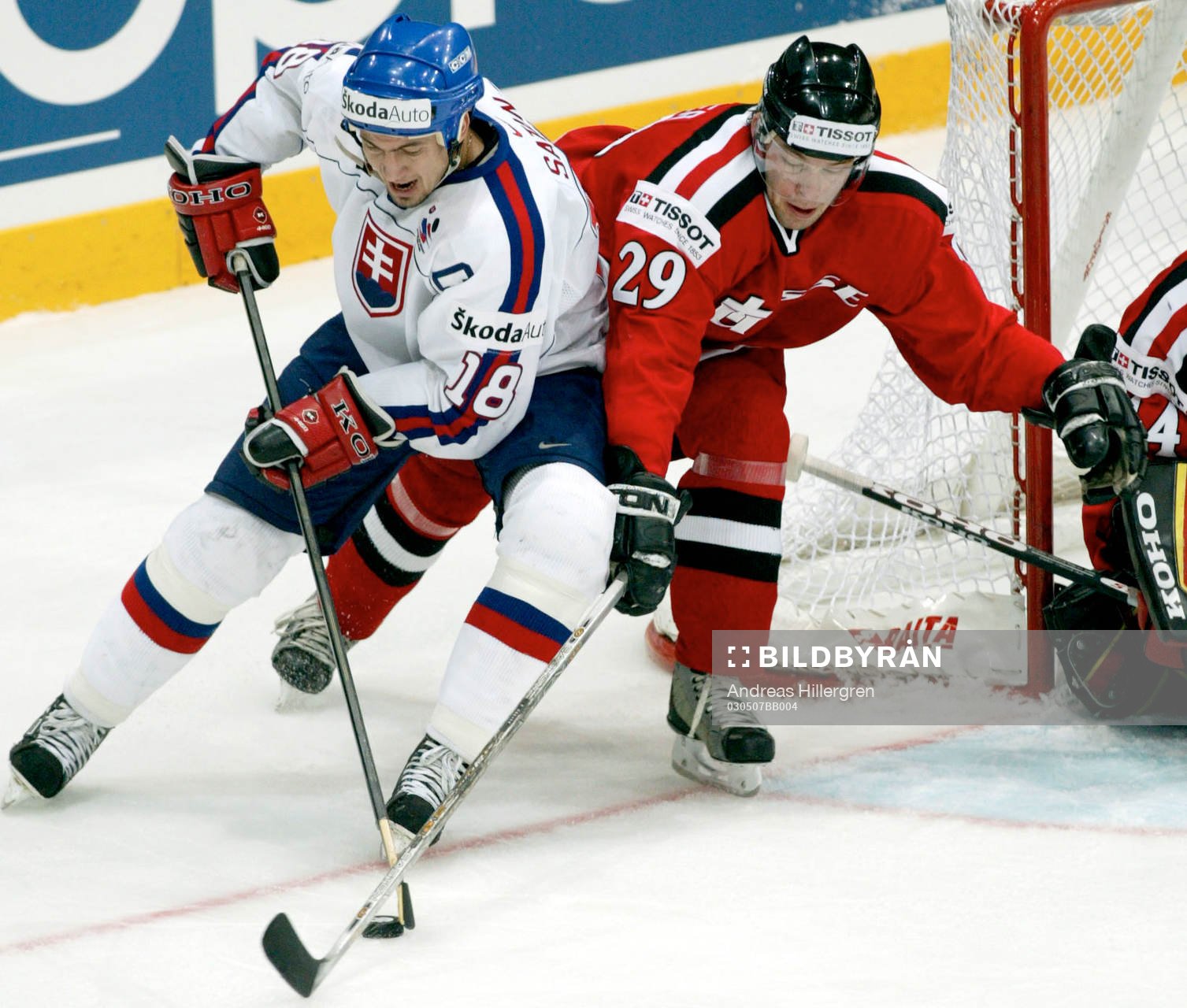 Miroslav Satan, Slovakien och Beat Forster, Schweiz