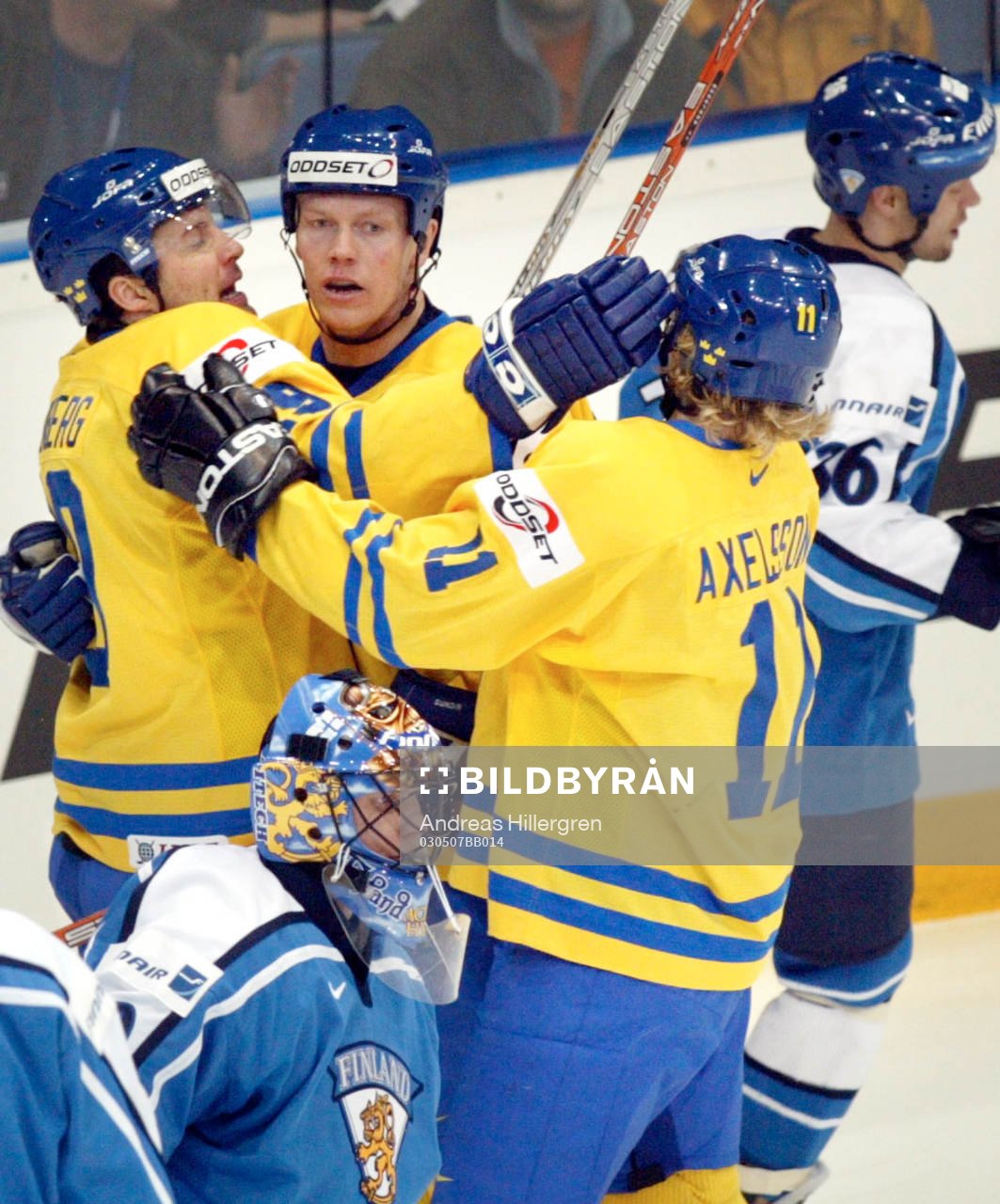 kvartsfinal, Mats sundin, Sverige, slår in det första
