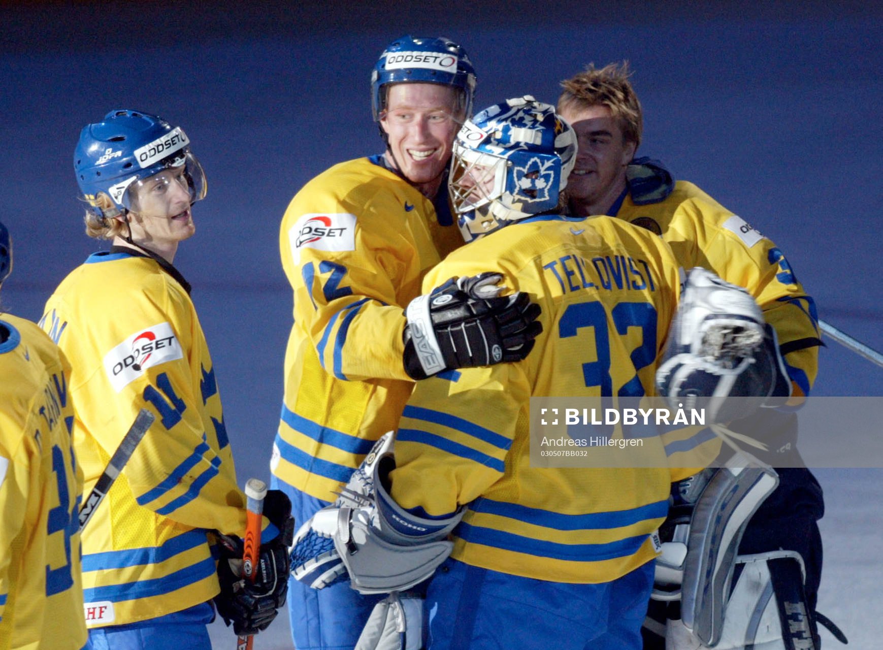 Per-Johan Axelsson, Jörgen Jönsson, Mikael Tellqvist och