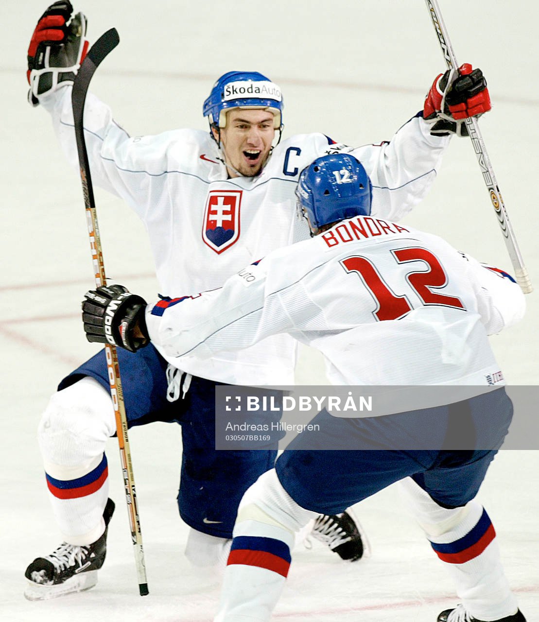 Miroslav Satan, Slovakien, jubel