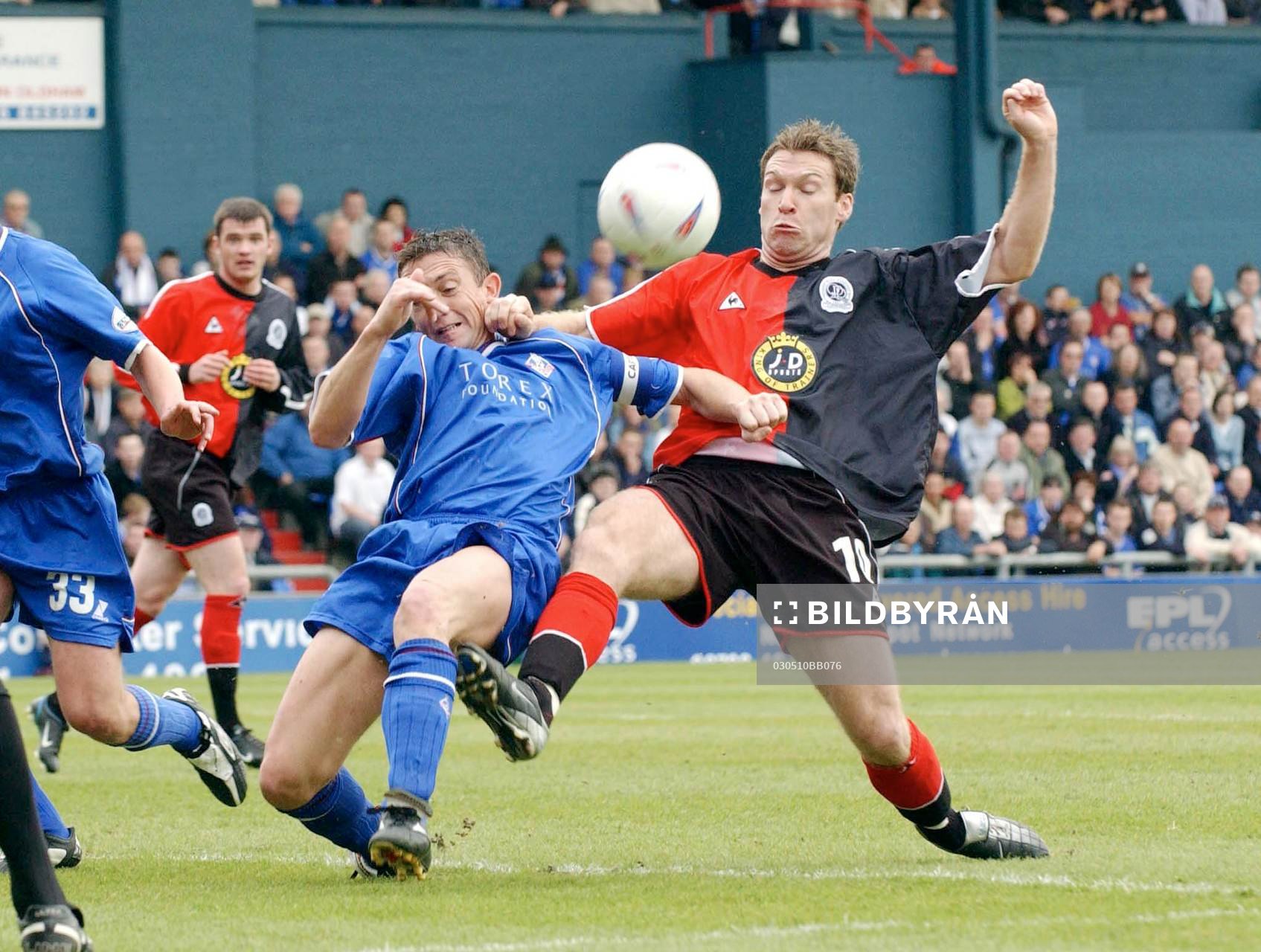 David Eyres,  Oldham och Kevin Gallen, QPR