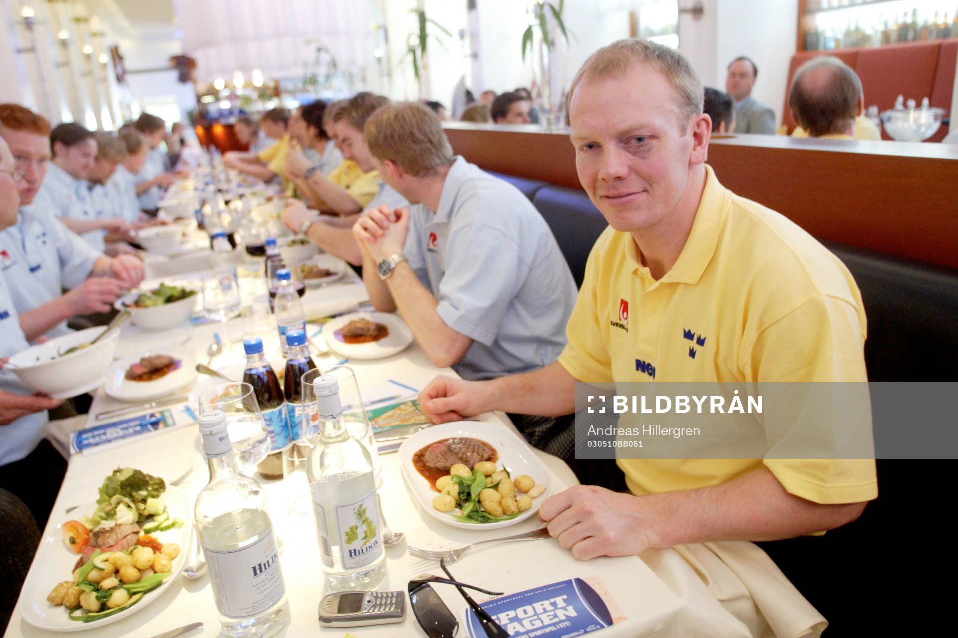 Svenska Spel bjöd landslaget på Lunch