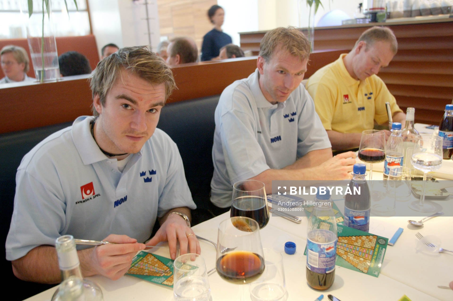 Svenska Spel bjöd landslaget på Lunch