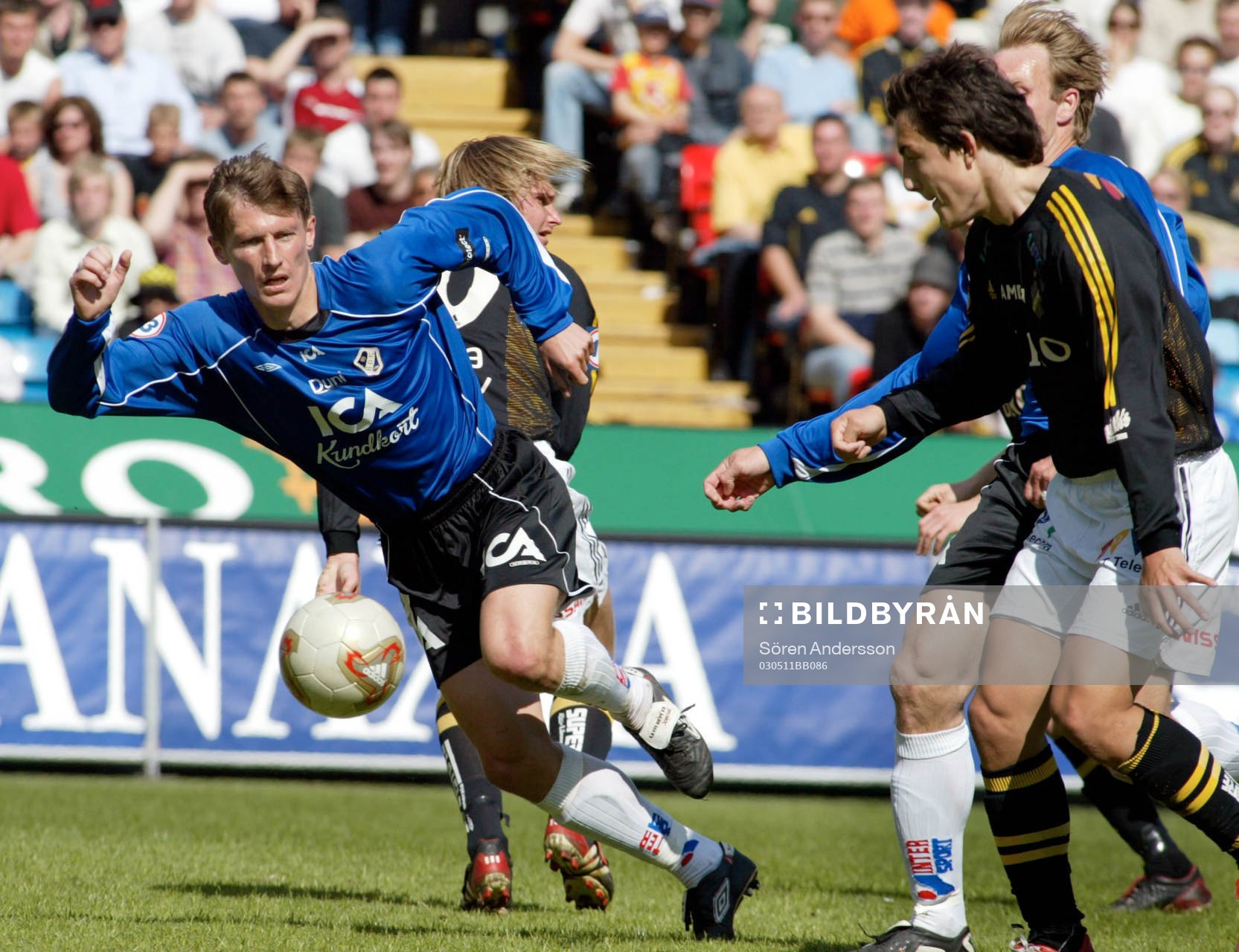 Stefan Ishizaki, AIK och Tomas Zvirgzdauskas, Halmstad