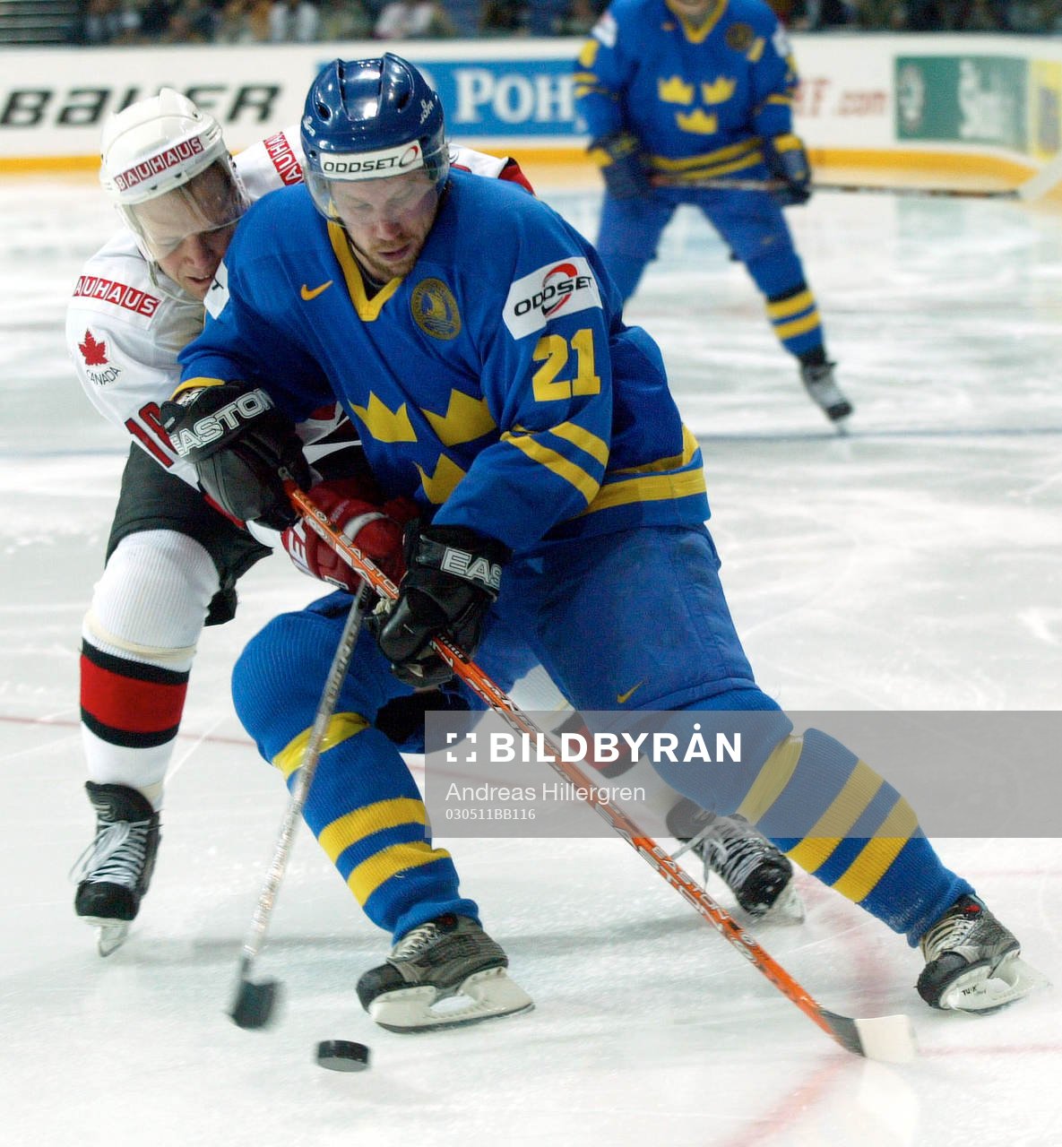 Peter Forsberg och Kirk Maltby