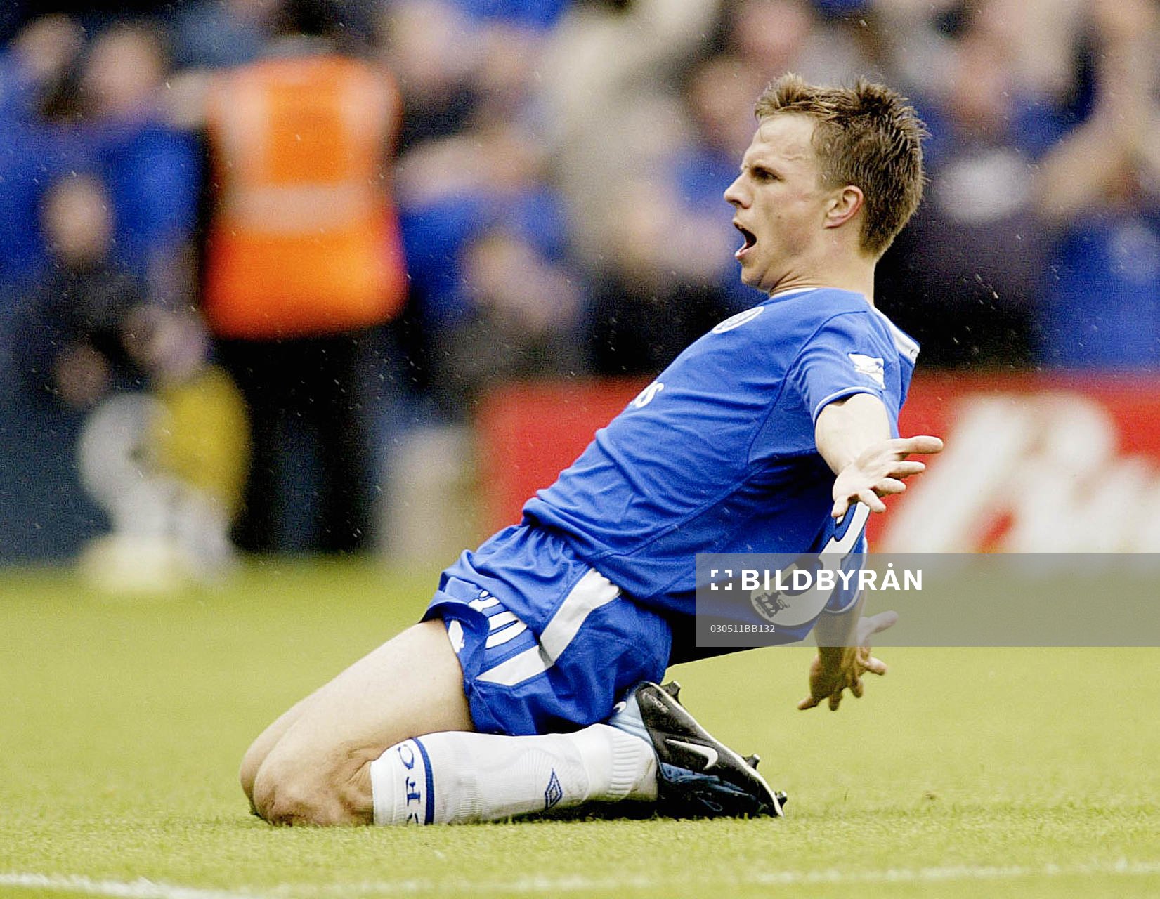  Jesper Gronkjaer, Chelsea jubel.