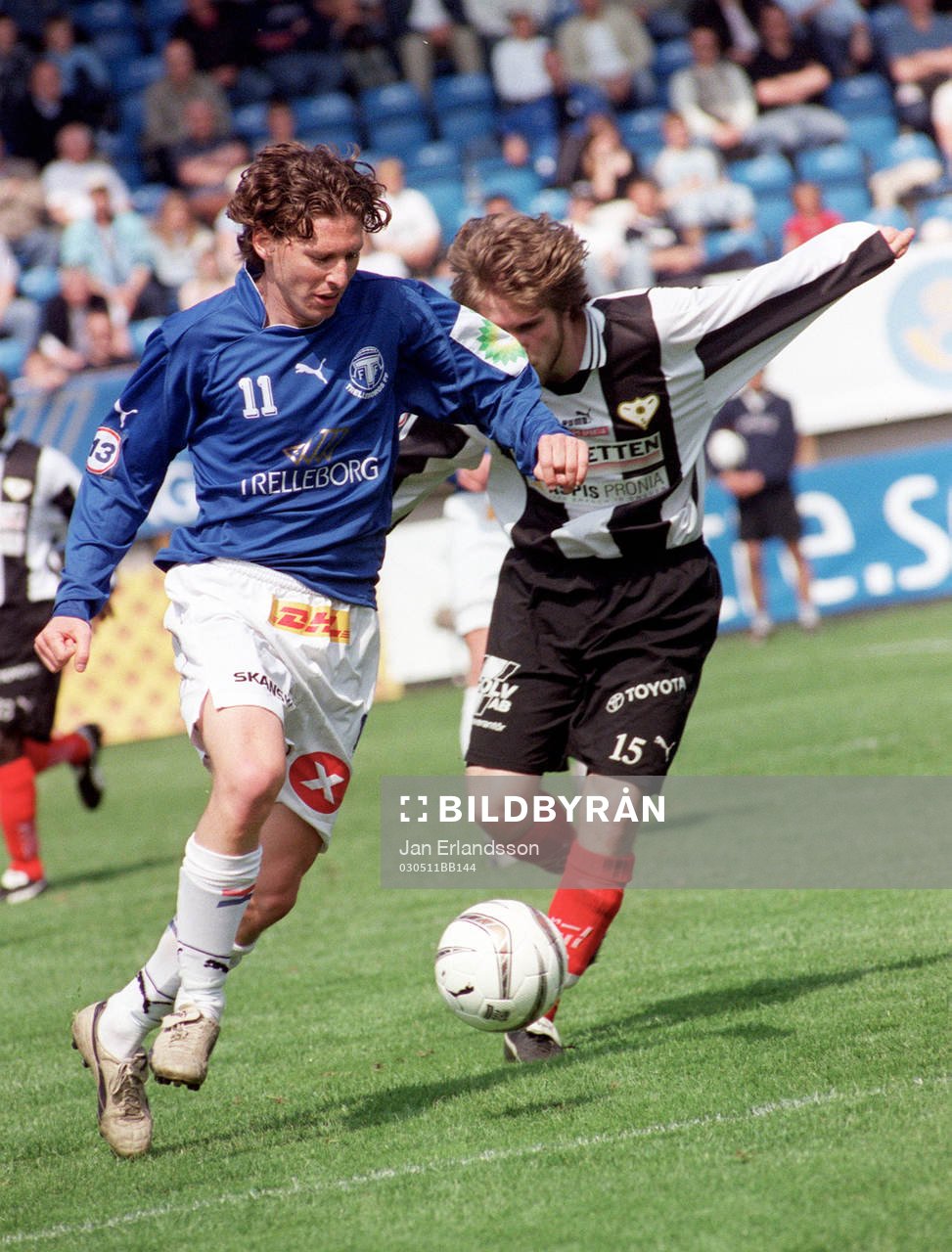 Erik Fischbein, Trelleborg, matchens lirare och Johan