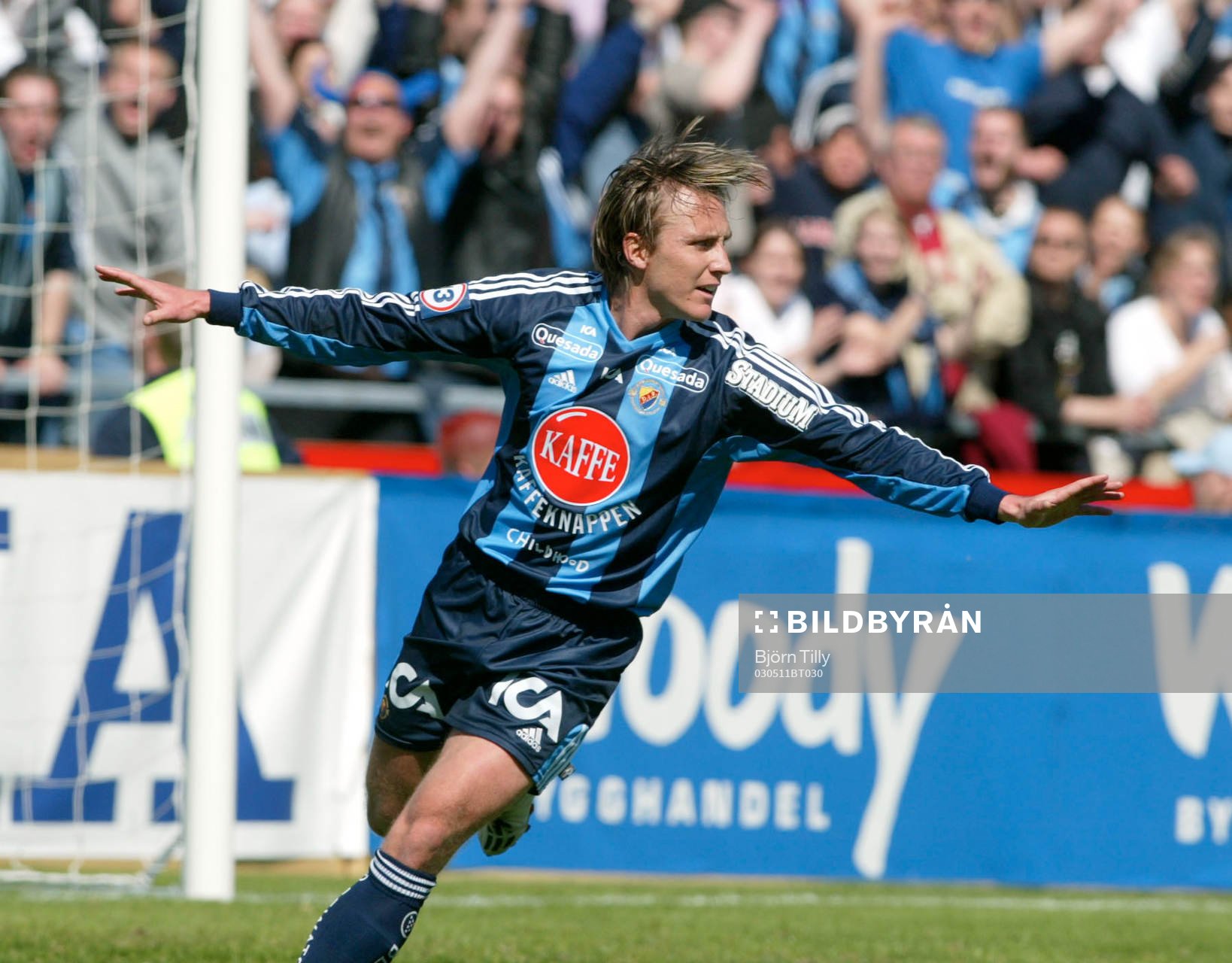 Andreas Johansson, Djurgården gjorde ett äkta hattrick