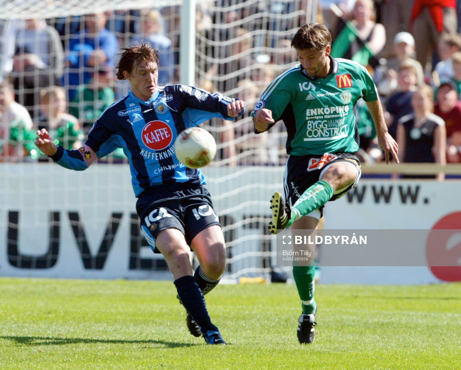 Kim Källström, Djurgården och Jonny Rödlund, Enköping
