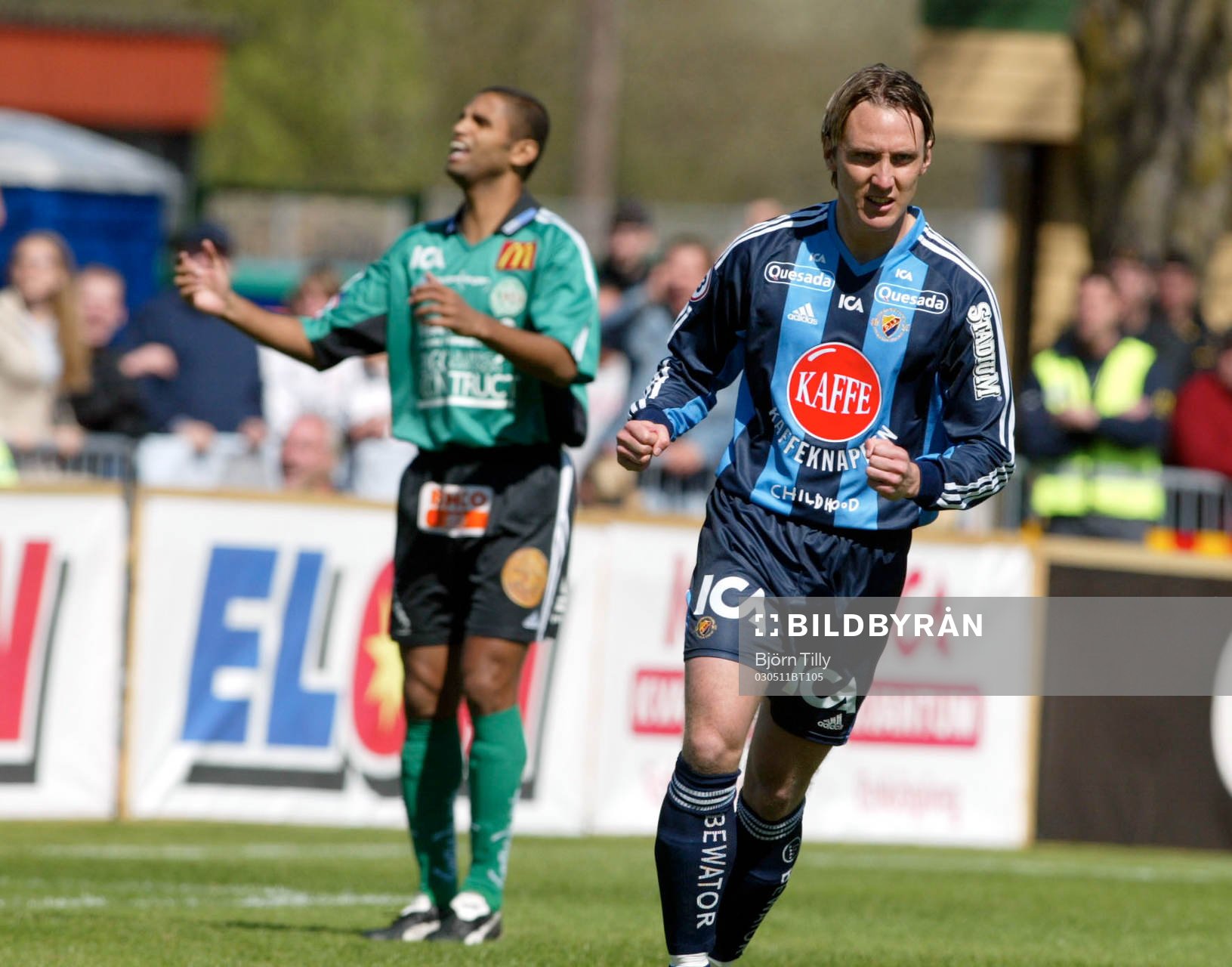 Berger R. E. Santo, Enköping och Andreas Johansson,