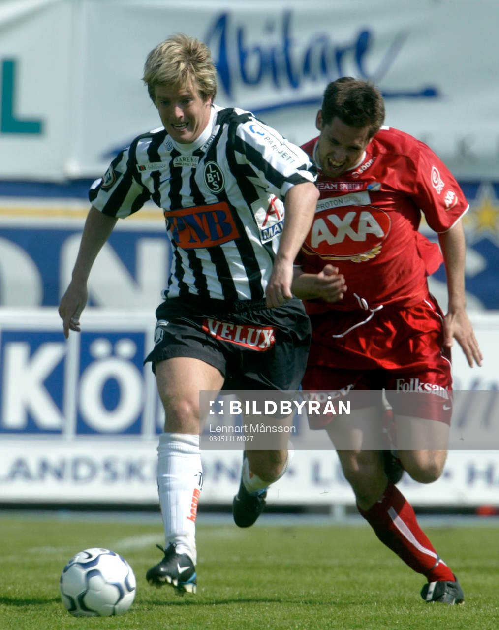 Jesper Ljung före Mikael Thomasson