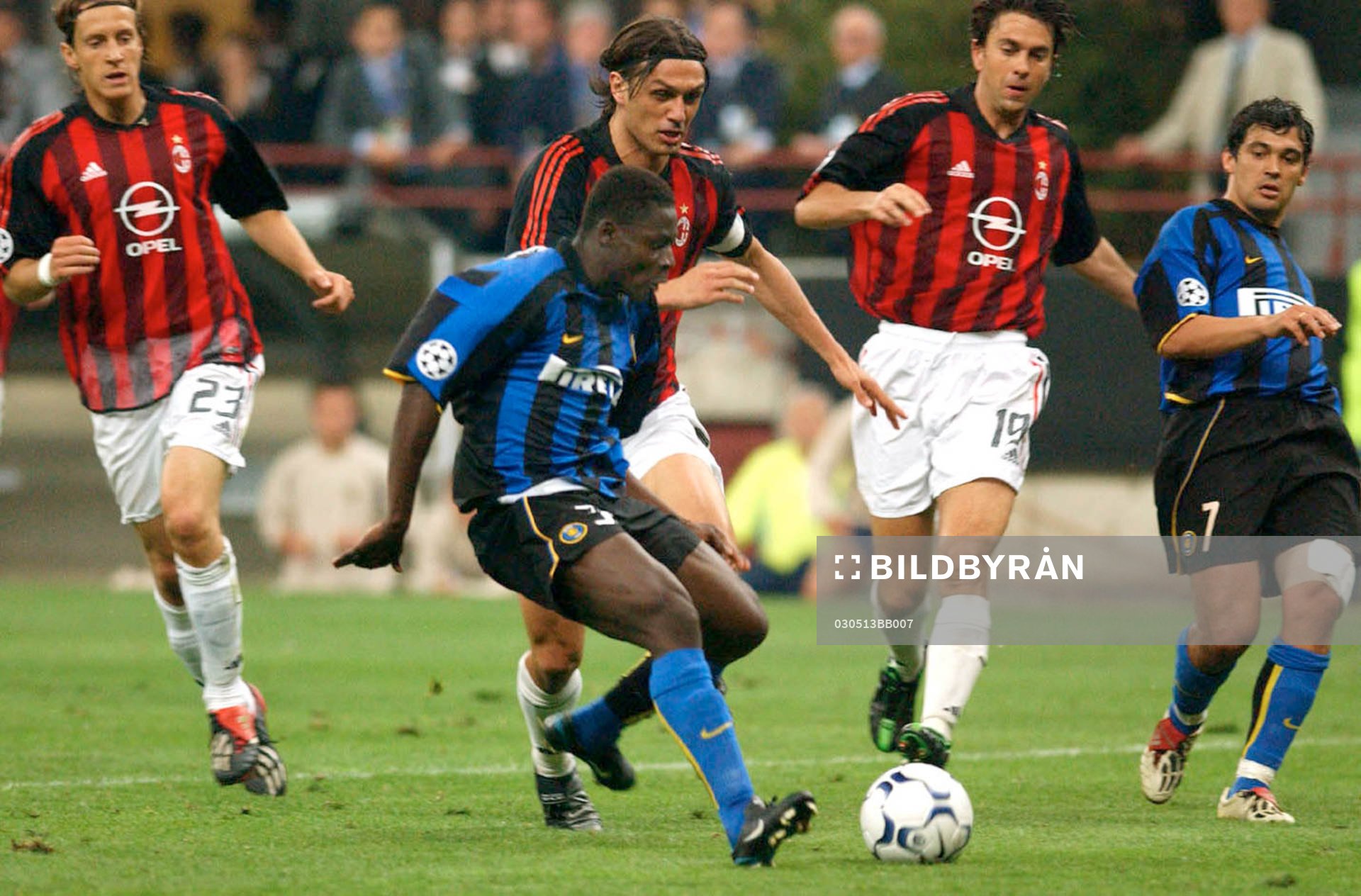 Fotboll, Champions League, Milan - Inter