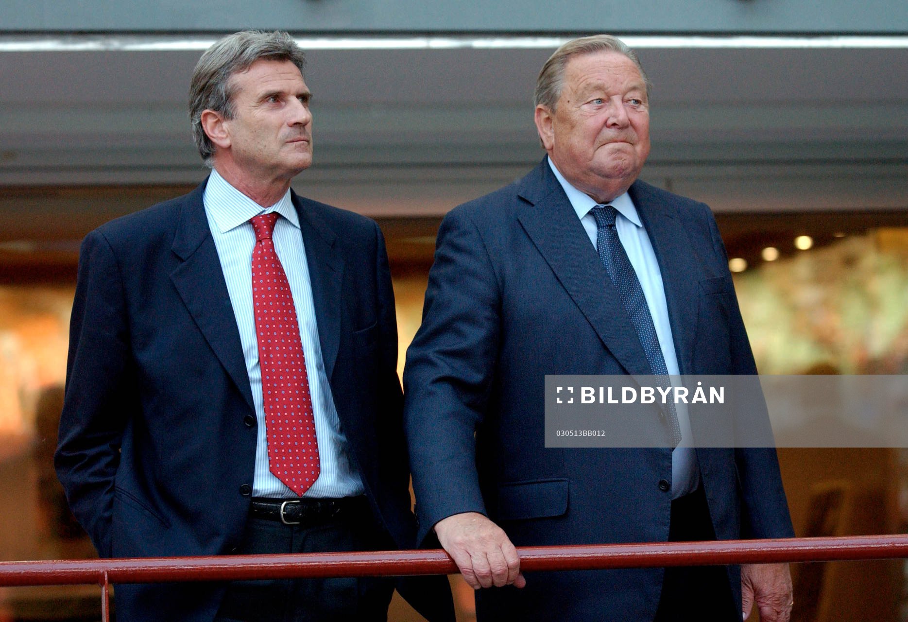 Facchetti och Lennart Johansson, UEFA president