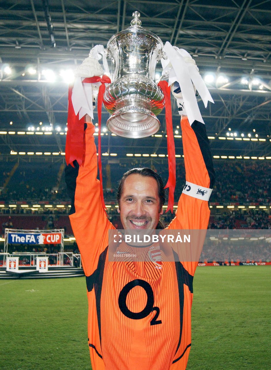 David Seaman, Arsenal, målvakt, jubel