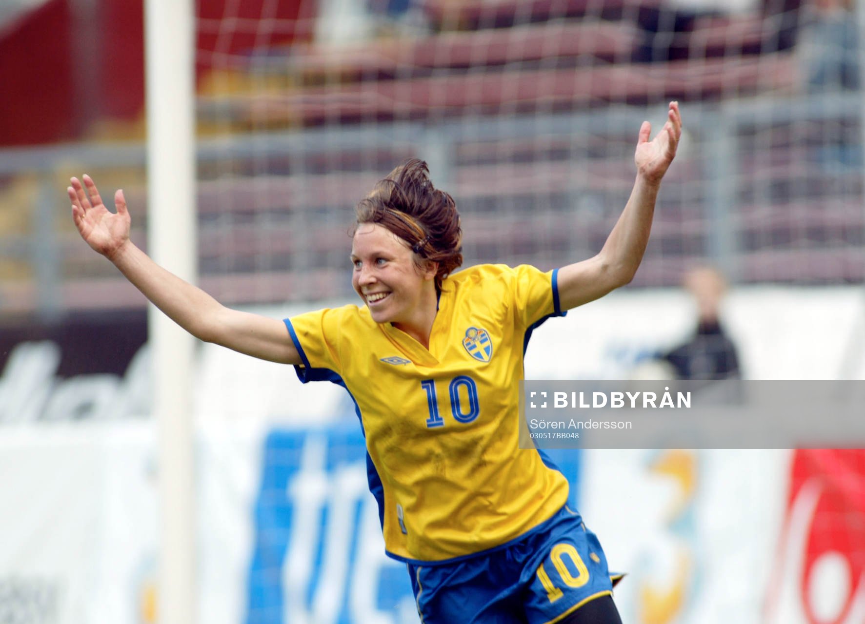 Hanna Ljungberg, Sverige, jubel