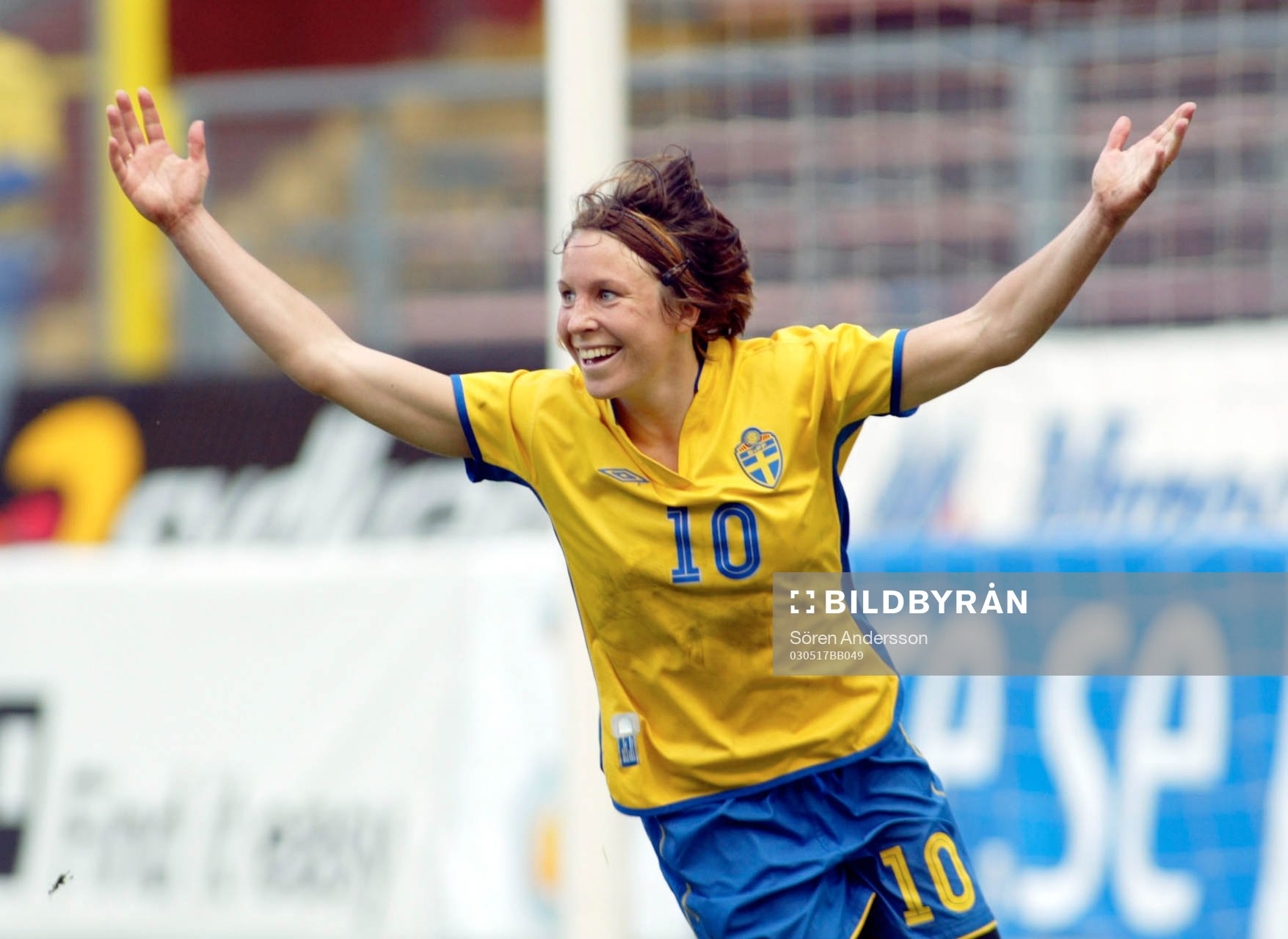Hanna Ljungberg, Sverige, jubel