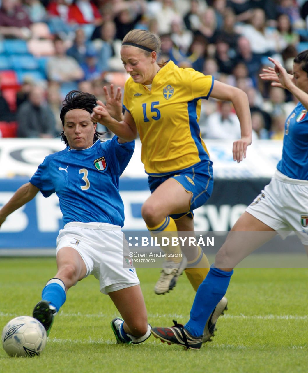 Therese Sjögran, Sverige och Tatiana Zorri, Italien