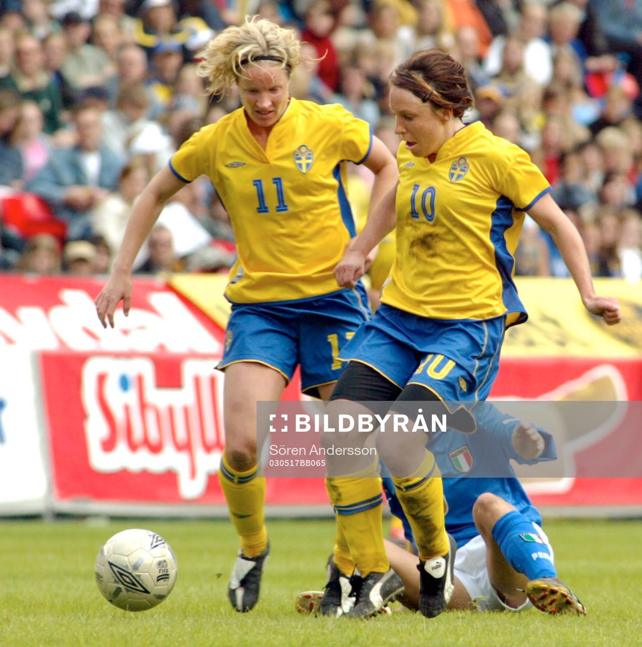 Victoria Svensson och Hanna Ljungberg, Sverige