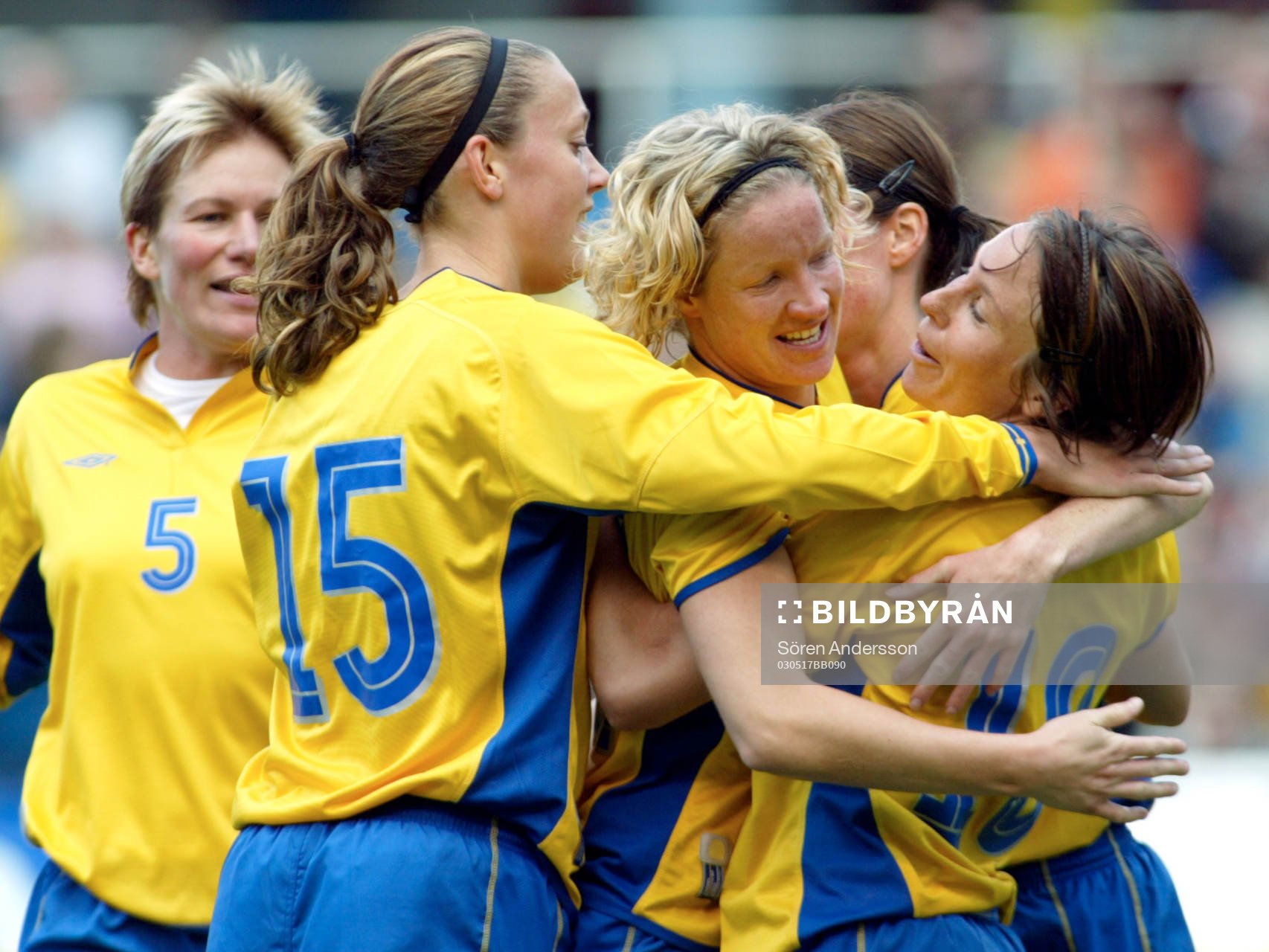 Kristin Bengtsson, Therese Sjögran, Victoria Svensson och