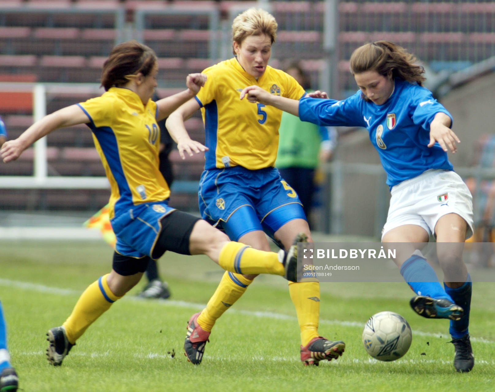  Hanna Ljungberg och Kristin Bengtsson, Sverige och Elisa Camporese, Italien.