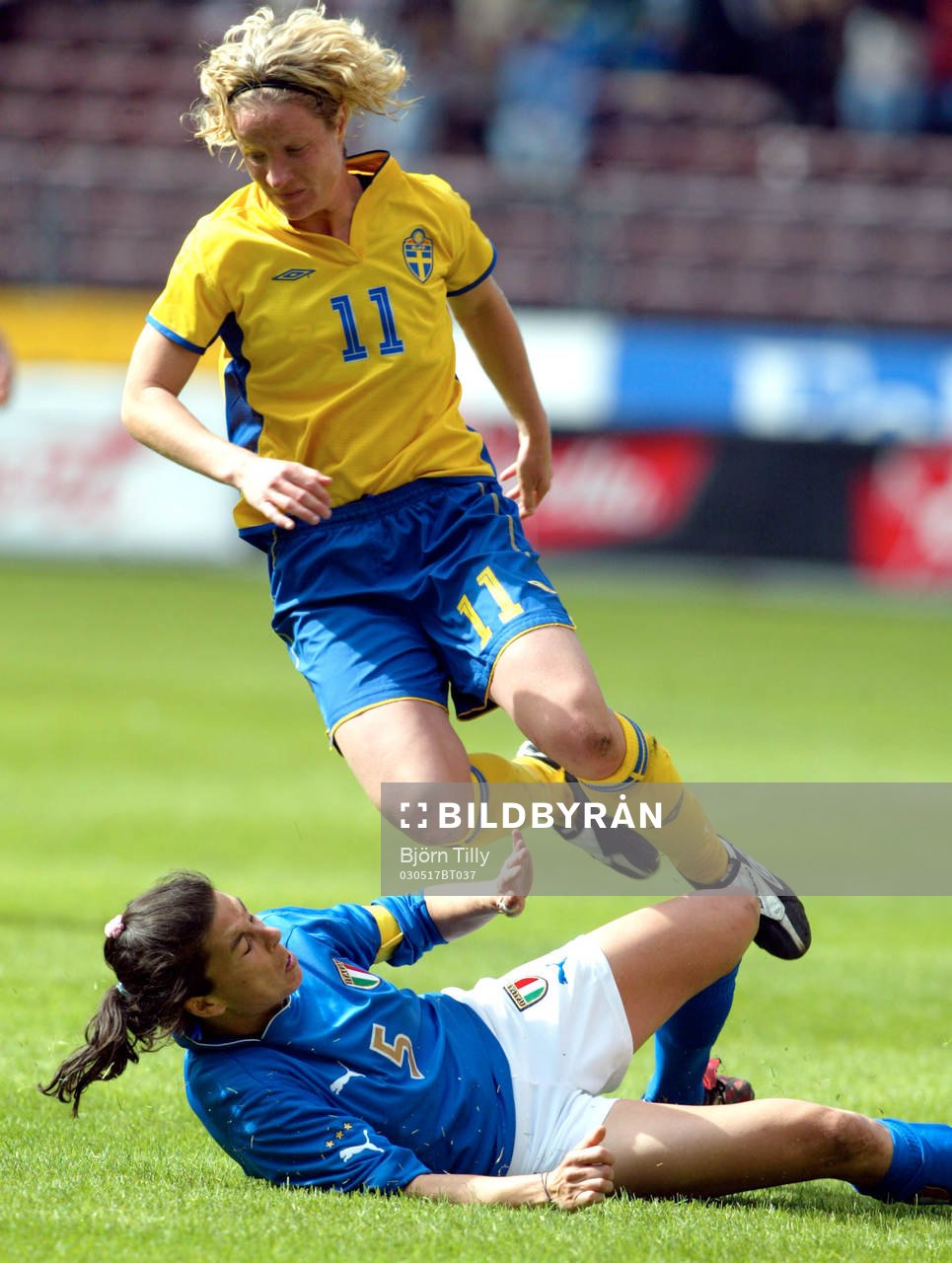 Victoria Svensson, Sverige och Manuela Tesse, Italien