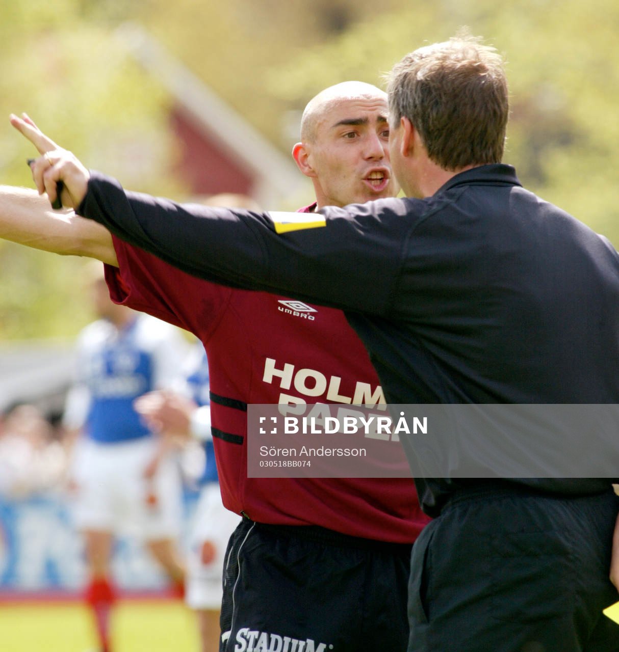 Patrik Kieback, Norrköping och Åke Andersson, domare